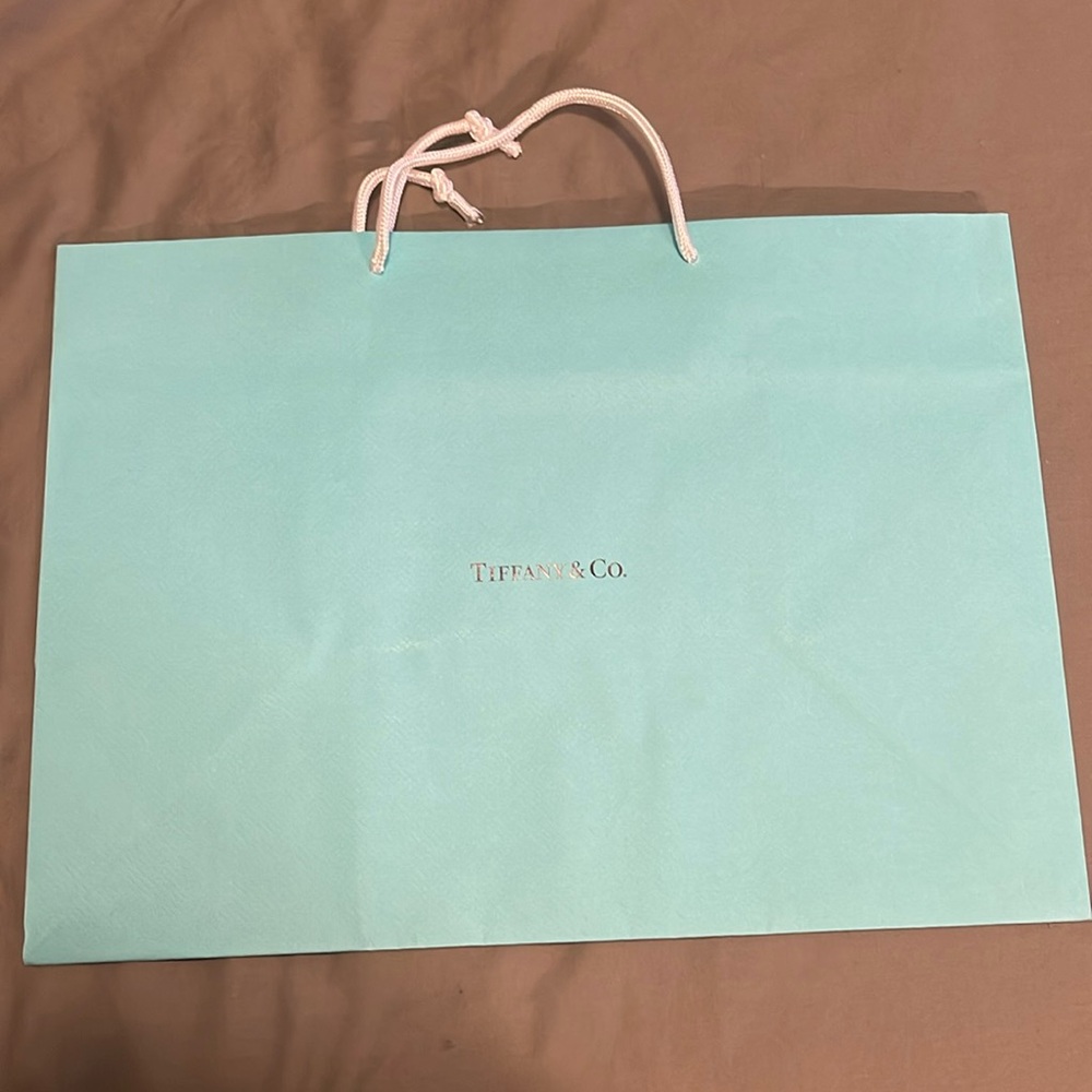 AUTHENTIC TIFFANY & CO SHOPPING BAG